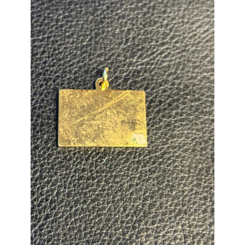 VINTAGE PERFECT ATTENDANCE CHARM PENDANT